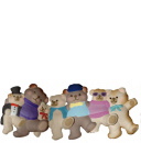 Dancing Bears Plaster Plaque
