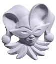 Jester Left Plaster Plaque
