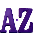 Plaster Alphabet Letters A to Z