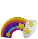 Rainbow with Stars Plaster Plaque