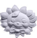 Sunflower Face Plaster Plaque