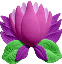 Water Lily Plaster Plaque
