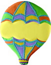 Air Balloon Plaster Plaque