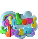 Rainbows and Dreams Plaster Plaque