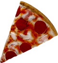Pepperoni Pizza Plaster Plaque