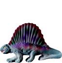 Dinosaur d Plaster Plaque