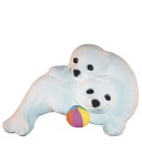 Seal Babies Plaster Plaque