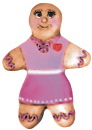 Gingerbread Girl Plaster Plaque