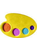 Painters Palette Plaster Plaque