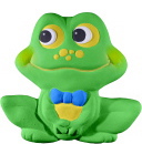 Happy Frog Boy Plaster Plaque