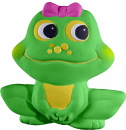 Happy Frog Girl Plaster Plaque