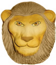 Lion Head Plaster Plaque