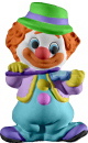 Clown with Violin Plaster Plaque