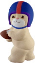 Football Bear Plaster Plaque