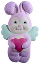 Bunny Angel Plaster Plaque