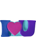 I Love U Plaster Plaque