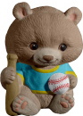 Baseball Critter Plaster Statue