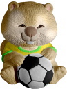 Soccer Critter Plaster Statue