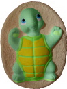 Turtle on oval Base Plaster Plaque