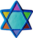 Star of David Plaster Plaque