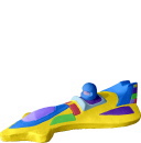 Rocket Boy Plaster Statue