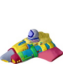 Space Boy Plaster Statue