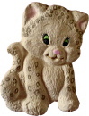 Leopard Cub Plaster Plaque
