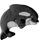 Happy Whale Plaster Plaque
