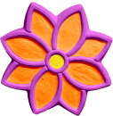 Flower Plaster Plaque