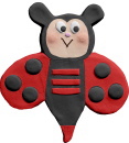 Baby Ladybug Plaster Plaque