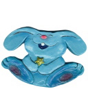 Blue Bunny Plaster Plaque