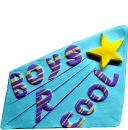 Boys R Cool Plaster Plaque