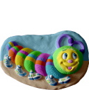Caterpillar Plaster Plaque