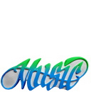 Music Large Plaster Plaque