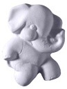 Dancing Elephant Plaster Plaque
