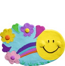 Sunshine and flowers Plaster Plaque