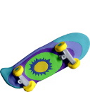 Skateboard Plaster Plaque