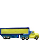 Long Tractor Plaster Plaque
