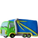 Moving Truck Plaster Plaque