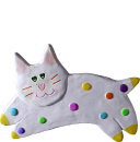 Spotted Cat Plaster Plaque