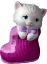 Cat in Bootie Plaster Statue