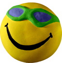 Happy face with Sunglasses Plaster Plaque