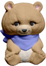 Bear with Bandana Plaster Statue