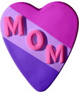 Mom Heart Plaster Plaque