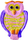 Owl Plaster Plaque