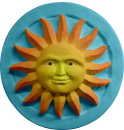 Sun Plaster Plaque Small