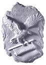 Proud to be an American Plaster Plaque