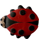 Ladybug Plaster Plaque