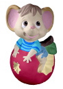Mouse on Apple Statue
