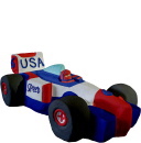 Speed Car Plaster Statue
